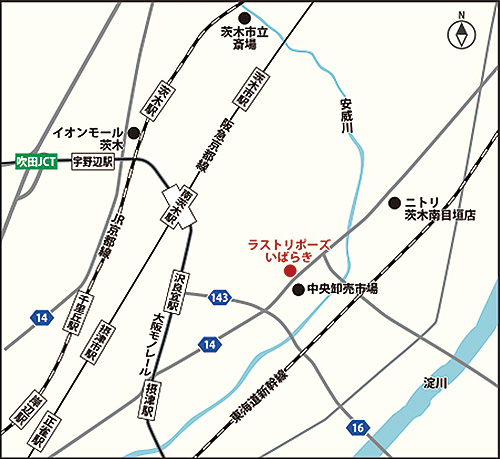 LAST REPOSE いばらき 地図