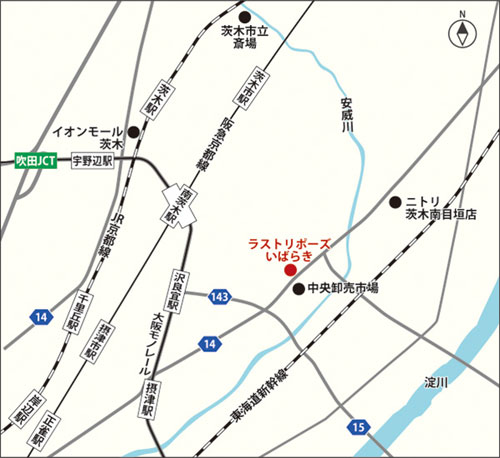 LAST REPOSE いばらき 地図